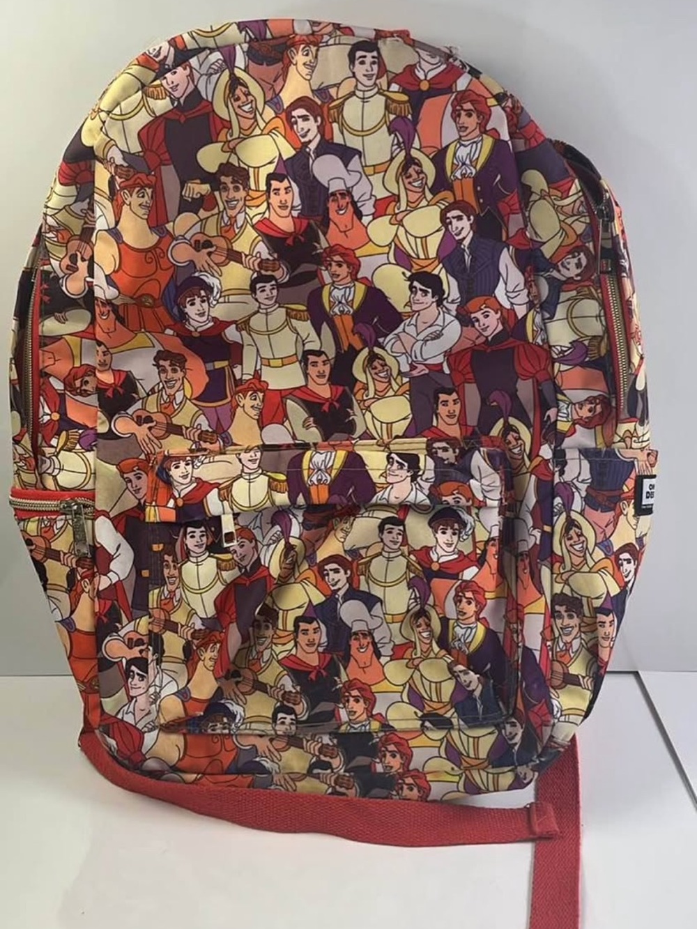 Disney Multicolor Character Print kids Backpack - Casual Everyday Bag